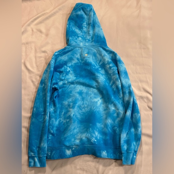 Teddy the Dog “Be Kind to Otters” Blue Tie Dye Hoodie - M - Picture 4 of 10